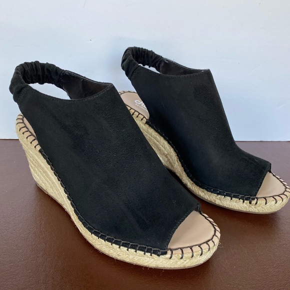 CHARLES BY Nadia Epsadrille Wedges Size 7.5 - Picture 2 of 9